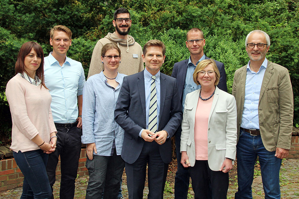 Mit Dr. Heiner Garg (FDP) in der Diskussion AMEOS Gruppe