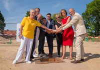 Neubau eines Zentrallabors in Bernburg - Grundsteinlegung