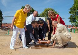 Neubau eines Zentrallabors in Bernburg - Grundsteinlegung