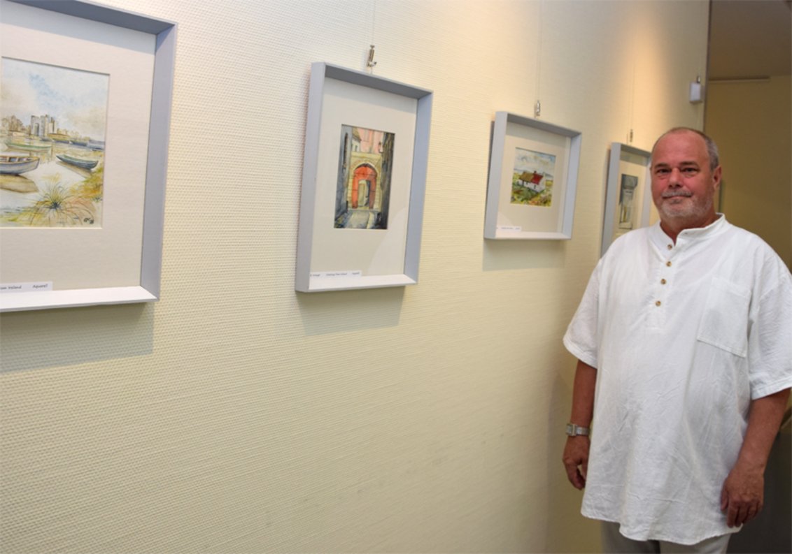 „Bernburger Dienstagsmaler“ stellen im AMEOS Klinikum Bernburg aus