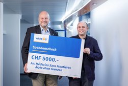 AMEOS Gruppe spendet CHF 5'000 an Médecins Sans Frontières