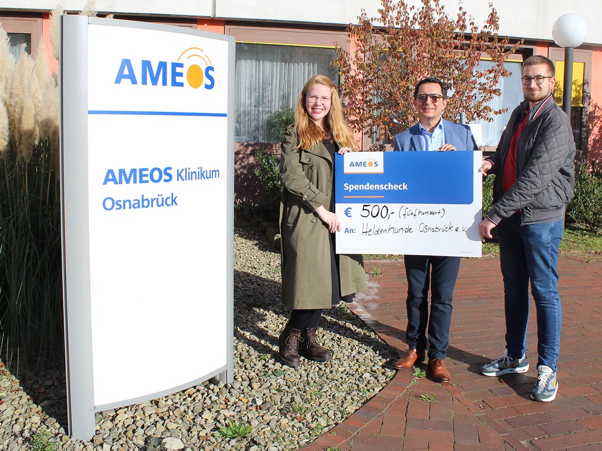 AMEOS unterstützt Heldenhunde Osnabrück e.V. AMEOS Gruppe