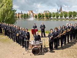 Das Landespolizeiorchester Schwerin (© Runge/LBPA MV).