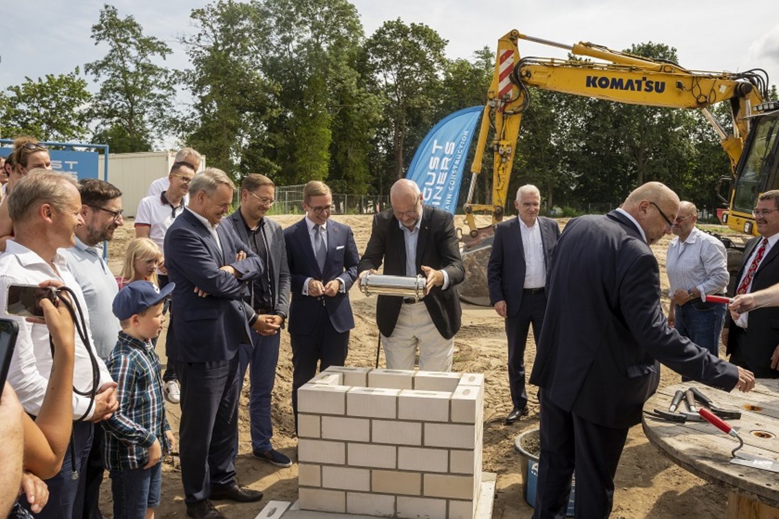 Grundstein für Neubau gelegt