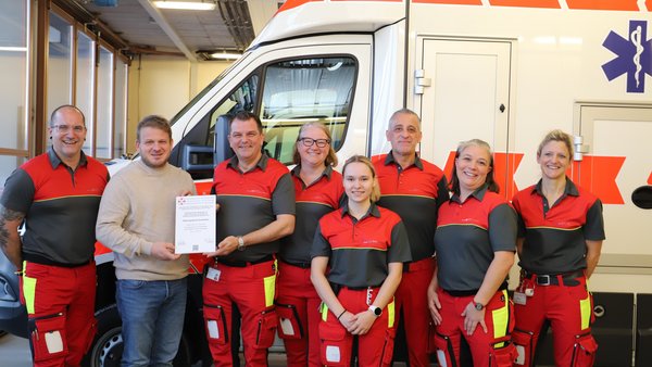 Erfolgreiche IVR-Zertifizierung beim Rettungsdienst