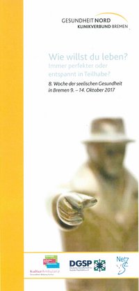 8. Woche der seelischen Gesundheit in Bremen 9. - 14. Oktober 2017