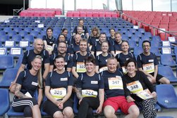 AMEOS Mitarbeiter beim Firmenlauf B2 Run